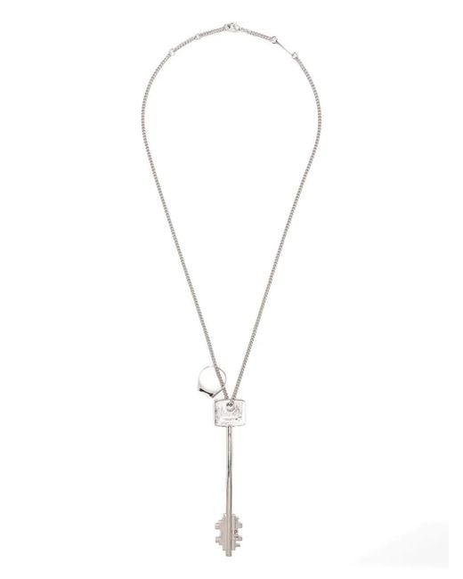 Rabanne White Key Necklace
