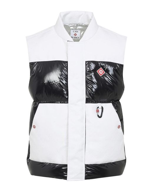 Casablanca White Down Vest for men