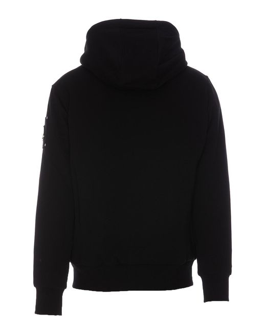 Moose Knuckles Black Classic Bunny Sweatshirt for men