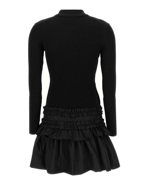 Ganni Black Short Dresses