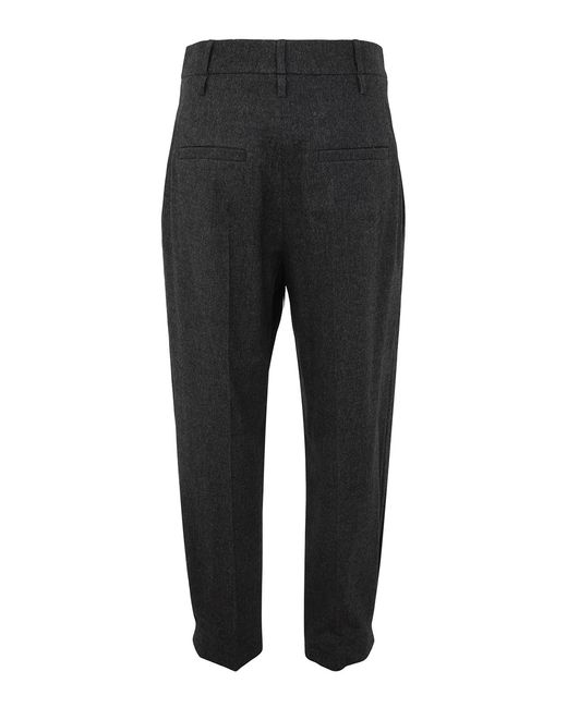 Brunello Cucinelli Black Regular Pants