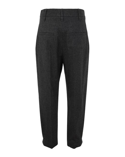 Brunello Cucinelli Black Regular Pants