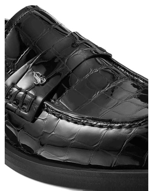 Jimmy Choo Black Loafers