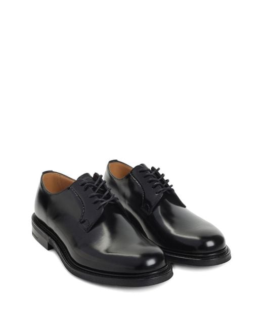 Church's Black Flat Shoes for men