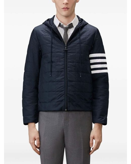 Thom Browne Blue Short Down Jacket for men