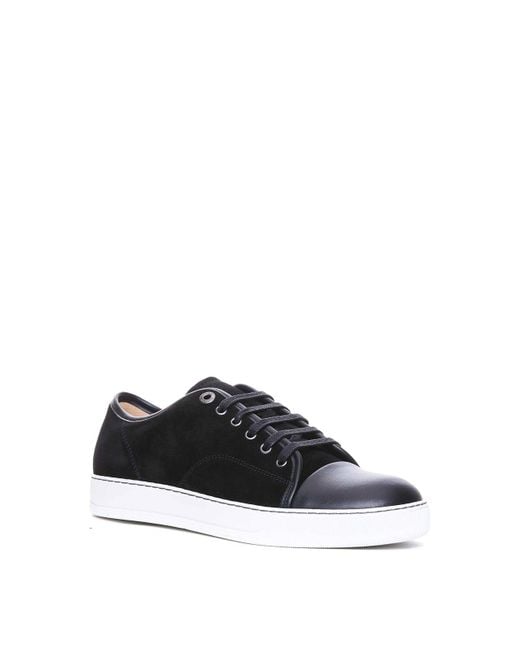Lanvin Black Basket Sneakers for men