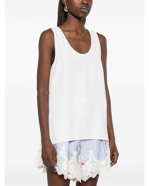 P.A.R.O.S.H. White Thank Top