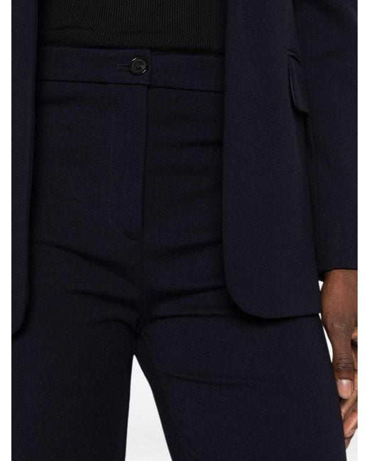 Pinko Black Slightly Flared Elegant Trousers