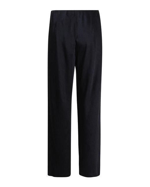 Vince Black Flowing Satin Trousers