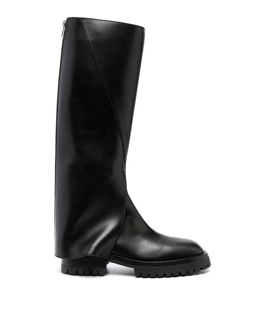 Ann Demeulemeester Black Knee-length Boots