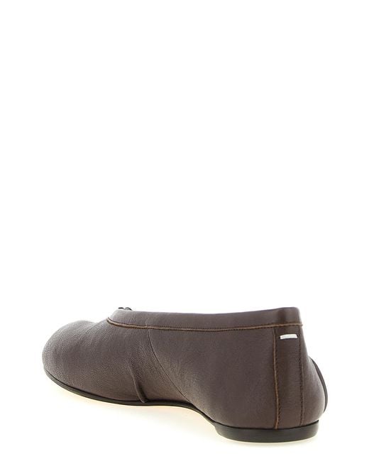 Maison Margiela Brown Tabi New Ballet Flats