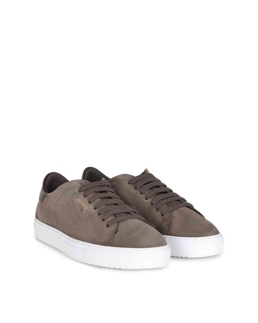 Axel Arigato Brown Sneakers Made Of Suede Leather for men