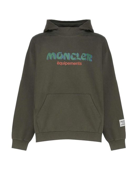 Moncler Green Logo Hoodie