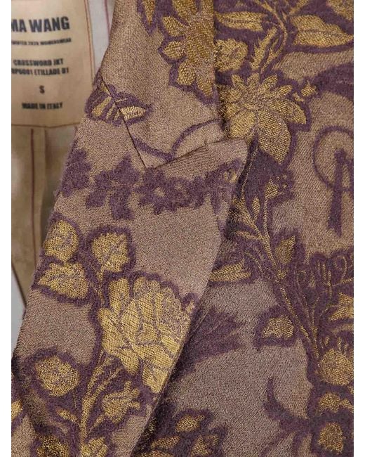Uma Wang Brown Crossword Jacket
