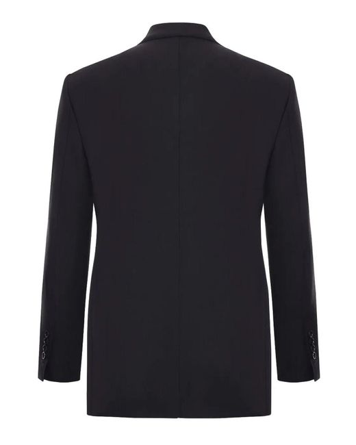 Tom Ford Blue High Twist Double Breasted Wool Jacket for men