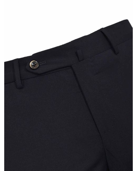 PT Torino Blue Slim-Length Tailored Pants for men