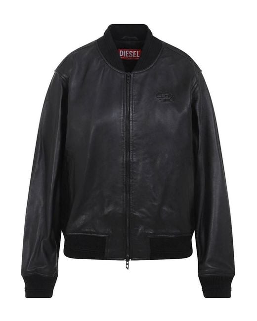 DIESEL Black L-Ilyan Rb Jacket