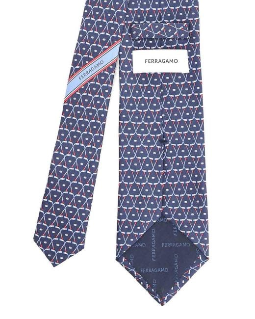 Ferragamo Blue Tie for men