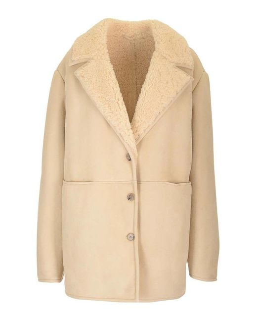 Loulou de Saison Natural Shearling Coat
