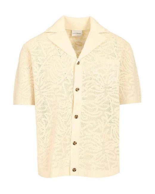 Drole de Monsieur Natural Maille Dentelle Shirt for men