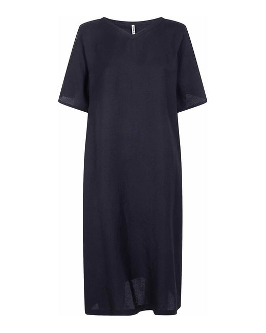 Liviana Conti Blue Natalie Midi Dress