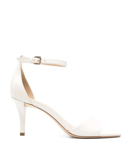 Michael Kors White Jaida Heeled Sandal