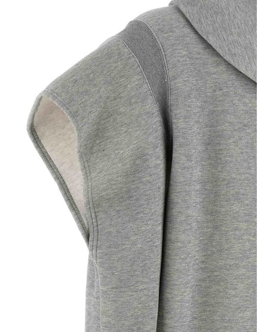 Sacai Gray 'Sponge' Hoodie