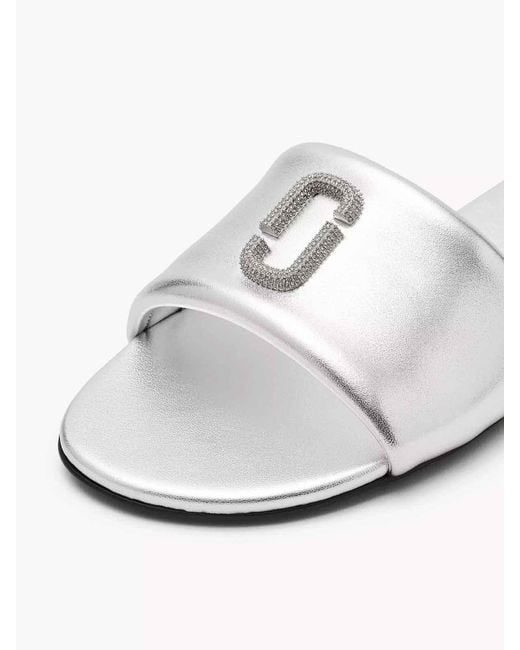 Marc Jacobs White Tha Snapshot Slide