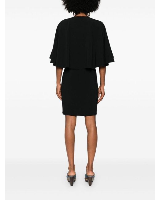 Chloé Black Dress With Cape