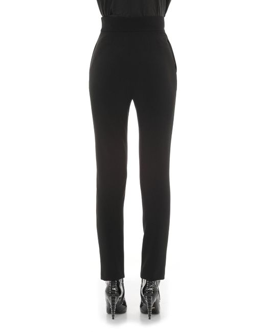 Moschino Black Crêpe Pants