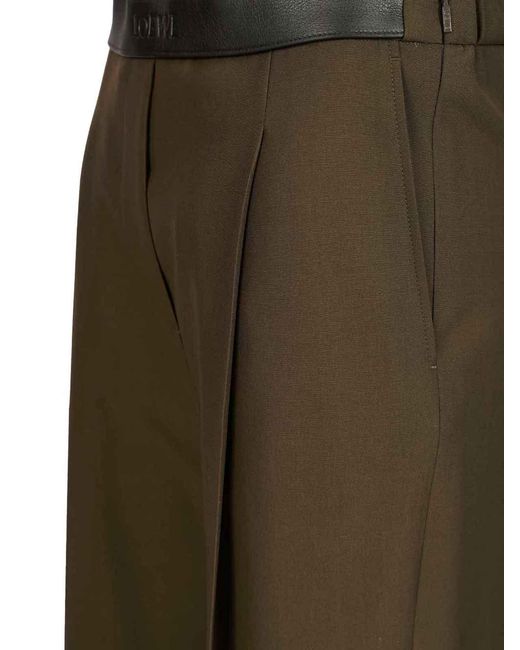 Loewe Brown Wool Trousers