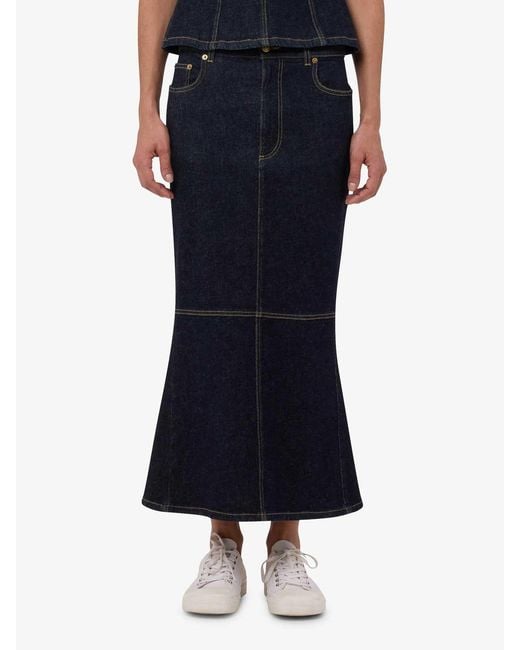 Moschino Blue Skirt