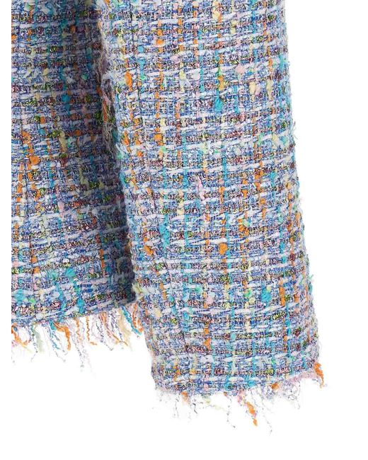 Tagliatore Blue Tweed Blazer