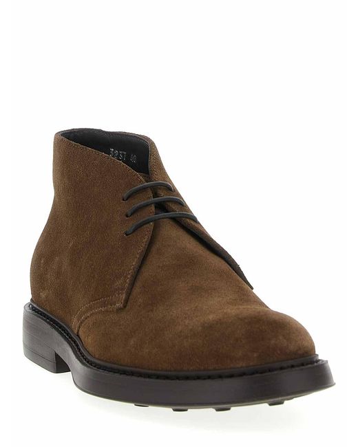 Doucal's Brown Chukka Ankle Boots for men