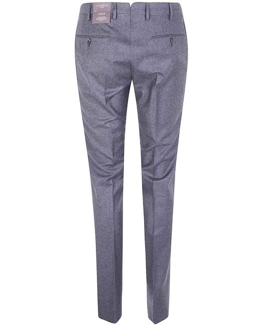 Incotex Blue Chino Slim Fit Trousers for men