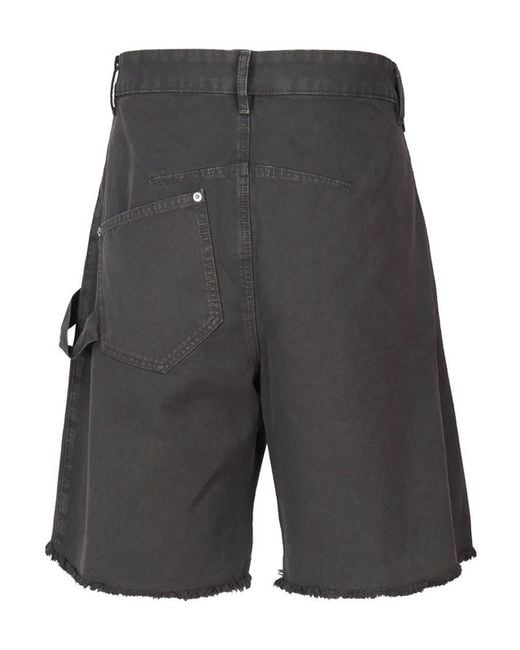 J.W. Anderson Gray Deconstructed Shorts for men