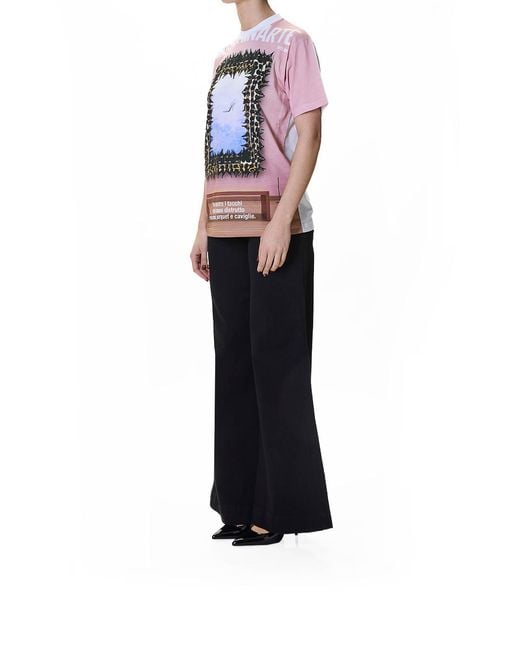 Moschino Pink T-Shirt Tacchi