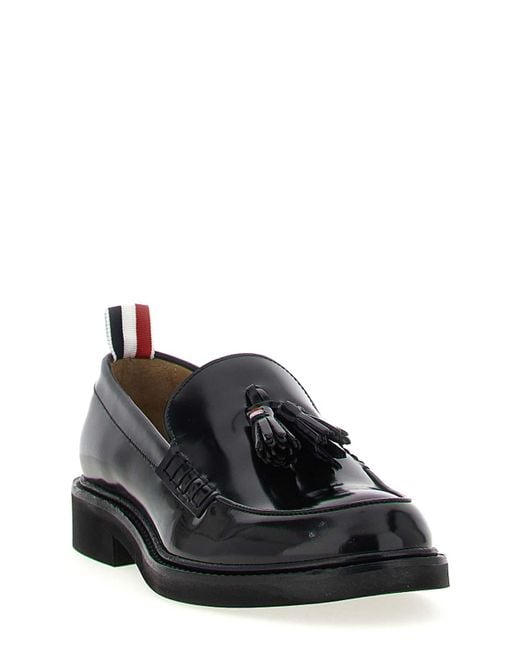 Thom Browne Black Tassel Loafers