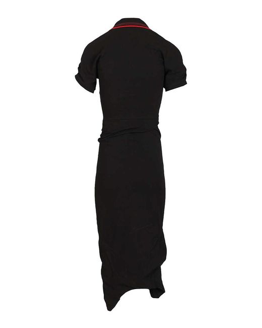 Vivienne Westwood Black Pulling Cotton Dress