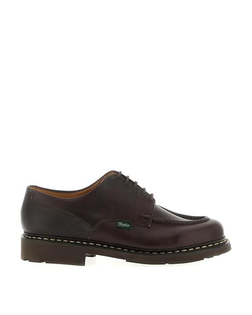 Paraboot Brown Chambord Derby Shoes for men