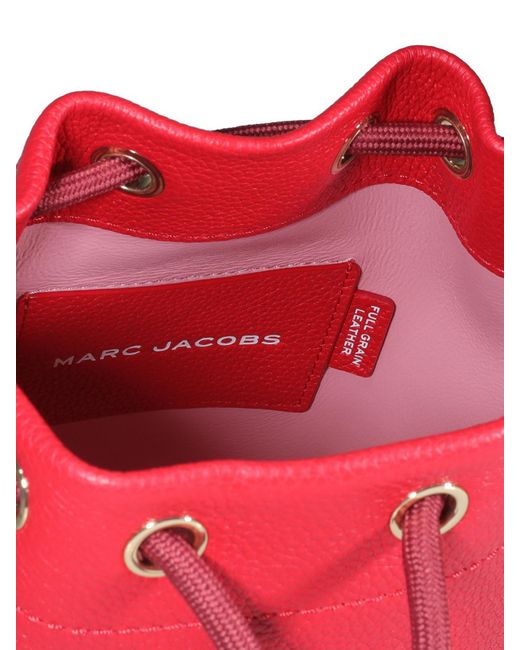 Marc Jacobs Logoed Bucket Bag in Red Lyst