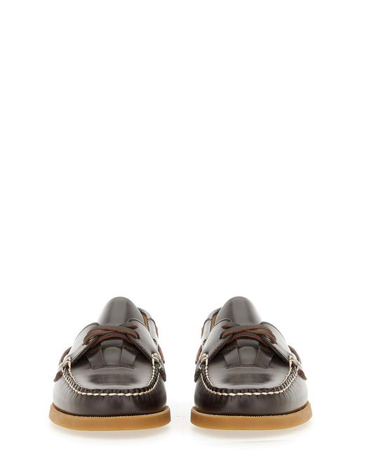 Hereu Brown Boat Moccasin