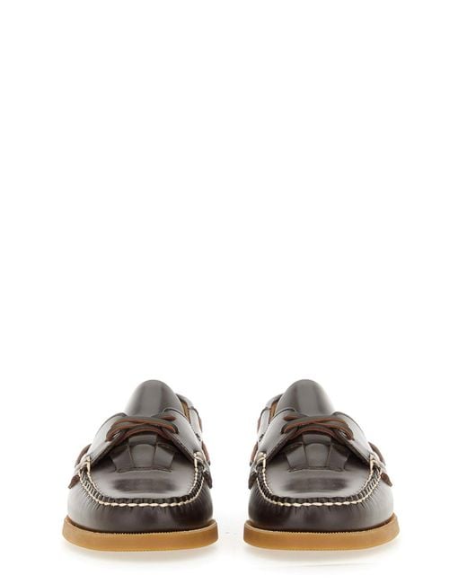 Hereu Brown Boat Moccasin