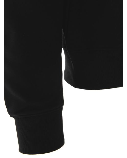 Moschino Black Lettering Logo Print Sweatshirt for men