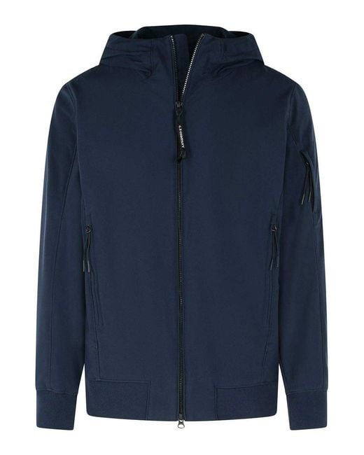 C P Company Blue Polyester Blend Jacket for men