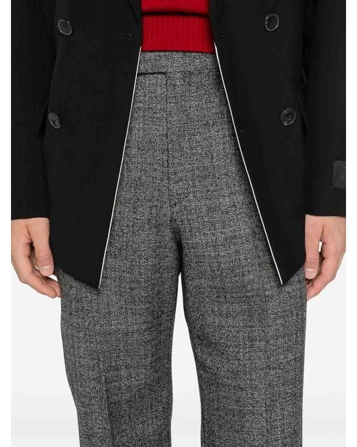 Valentino Gray Formal Pants for men