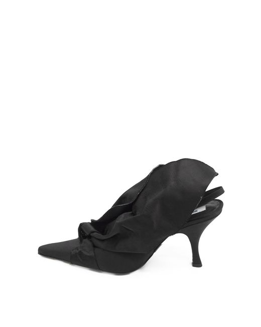 Moschino Black Sling Back