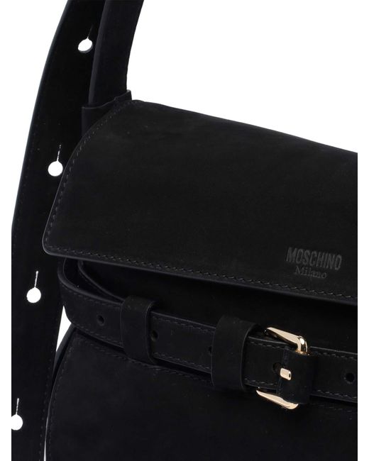 Moschino Black Tie Me Crossbody Bag