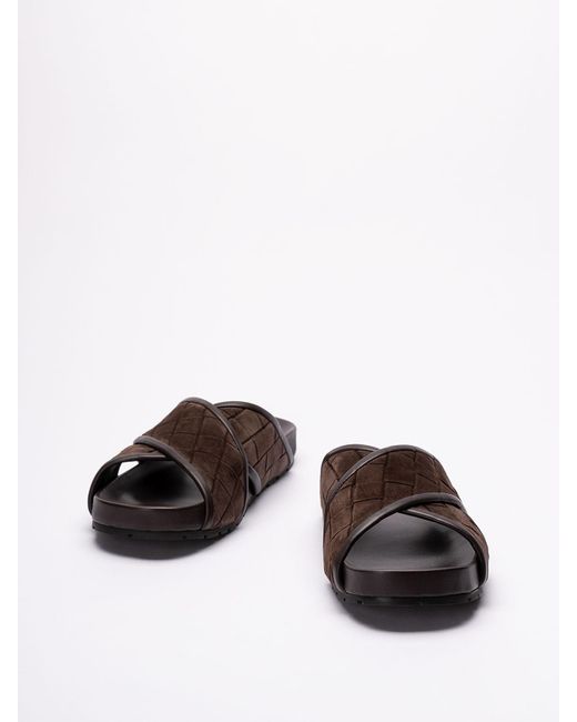 Bottega Veneta Brown Tarik Sandals for men