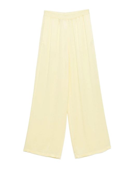 Fabiana Filippi Yellow Amelia Wide-Leg Pants